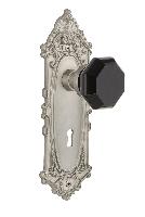 Nostalgic Warehouse
VICWAB
Victorian Plate Waldorf Black Door Knob with or With Out Keyhole